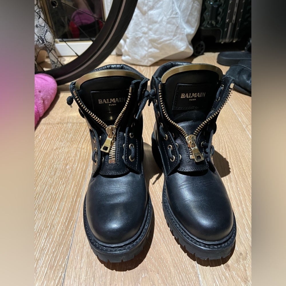 Balmain Biker Zip Boot used great condition